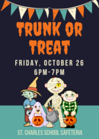 Trunk or Treat Friday, Oct. 26th!
