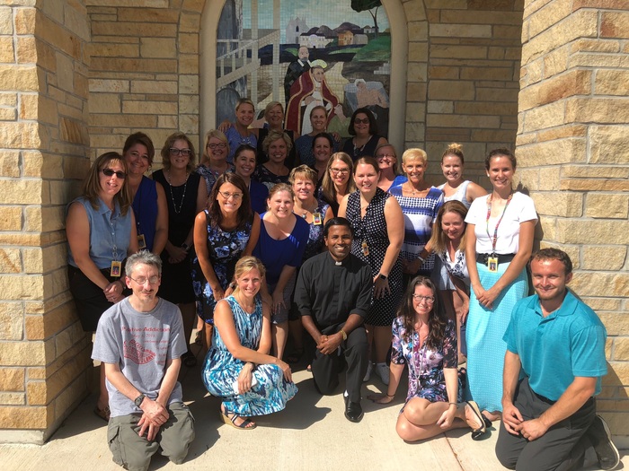 The St. Charles School Staff will continue to pray for you.